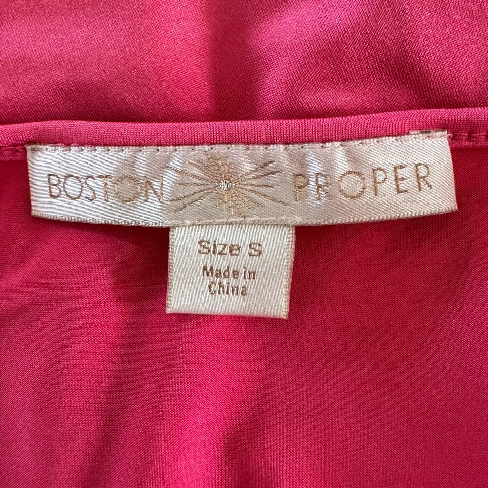 Boston Proper bright pink blouse; Small - Picture 8 of 12